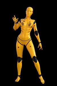 robot ewuipped eith artificial intelligence